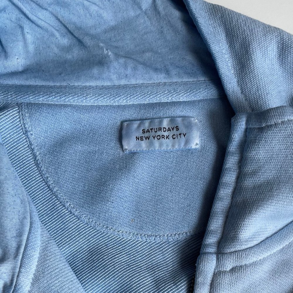 COPY - SATURDAYS NYC DYE FULL ZIP SWEATSHIRT SIZE M - Picture 4 of 11